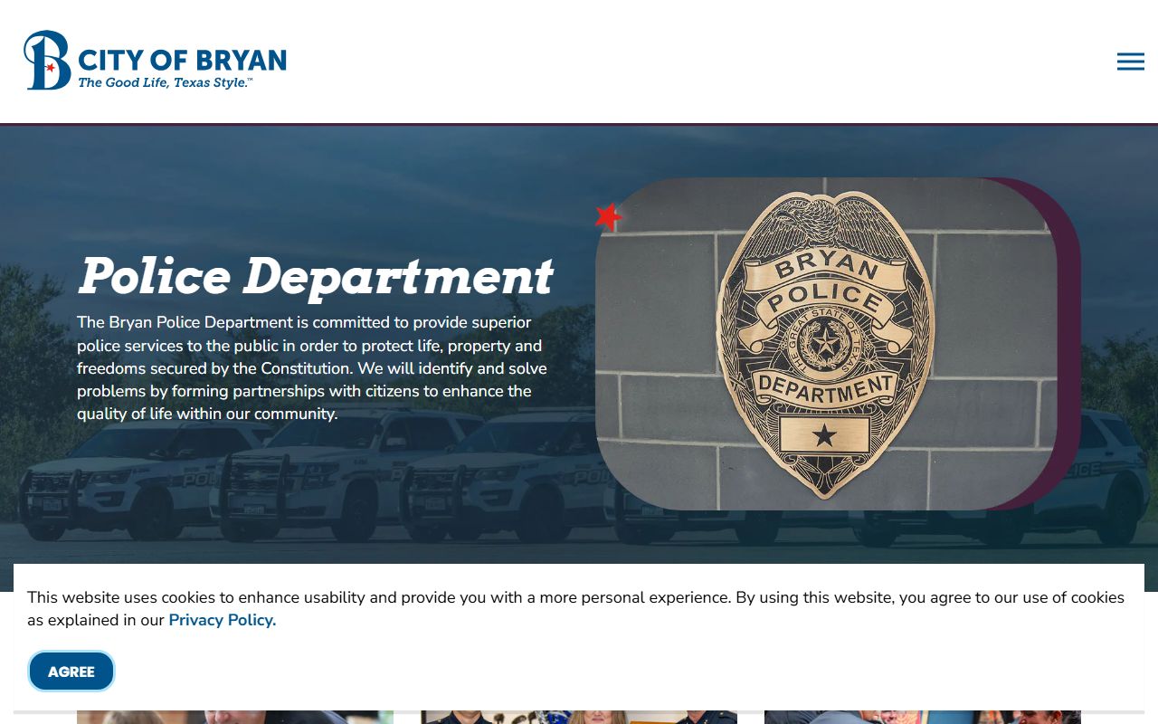 Bryan Inmate Population - Bryan Police Department Page