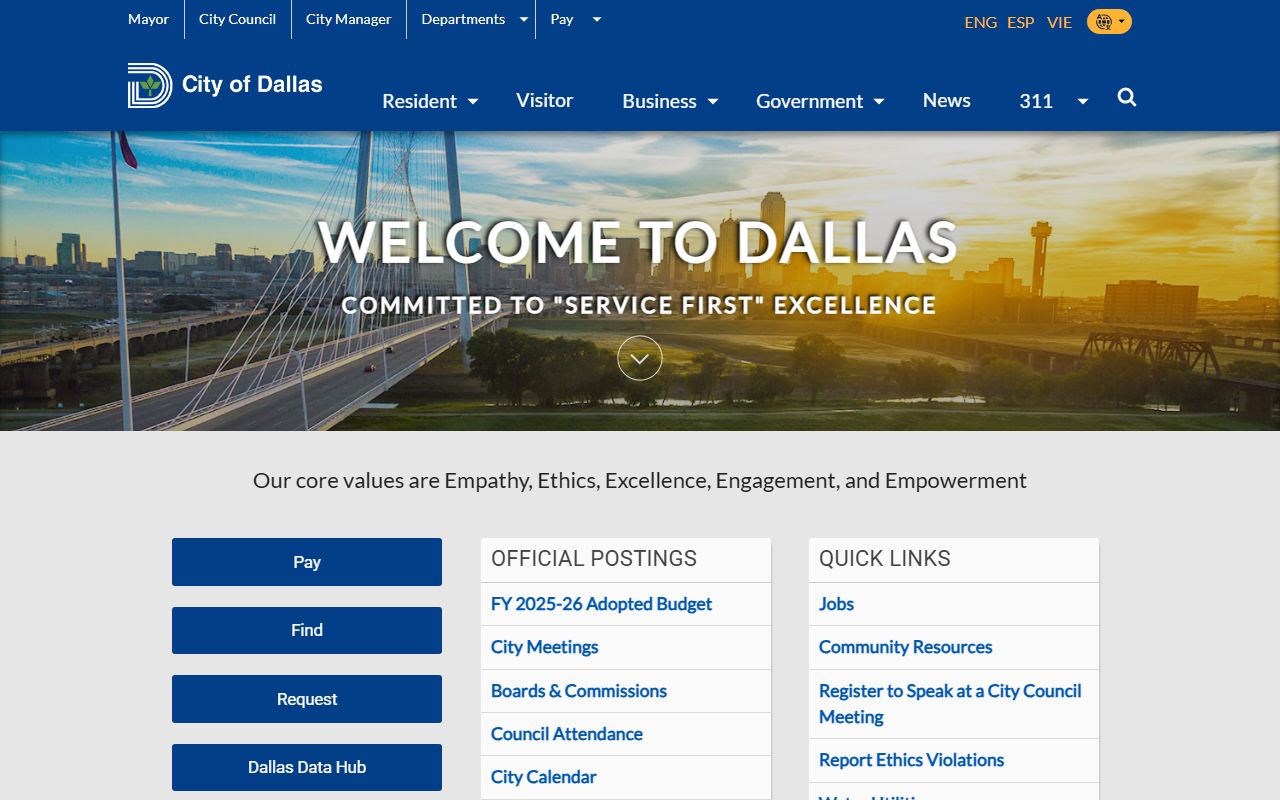 Dallas Inmate Population - Dallas City Hall Website