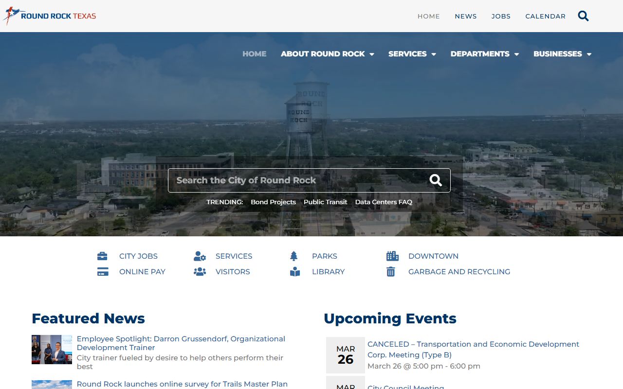 Round Rock Inmate Population - City of Round Rock Official Website