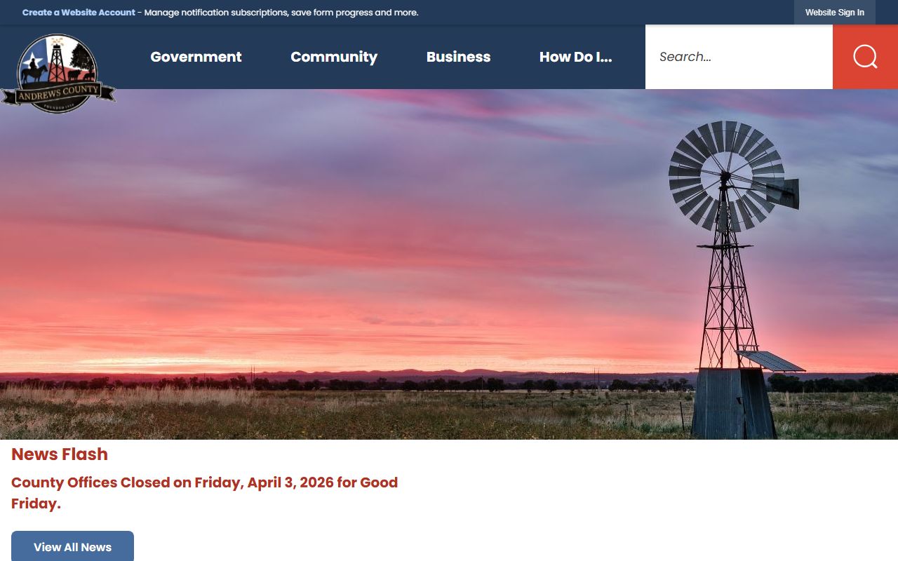 Andrews County Inmate Population - County Website