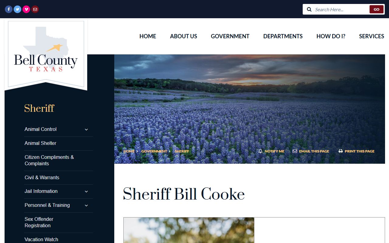 Bell County Inmate Population - Sheriff's Office Website