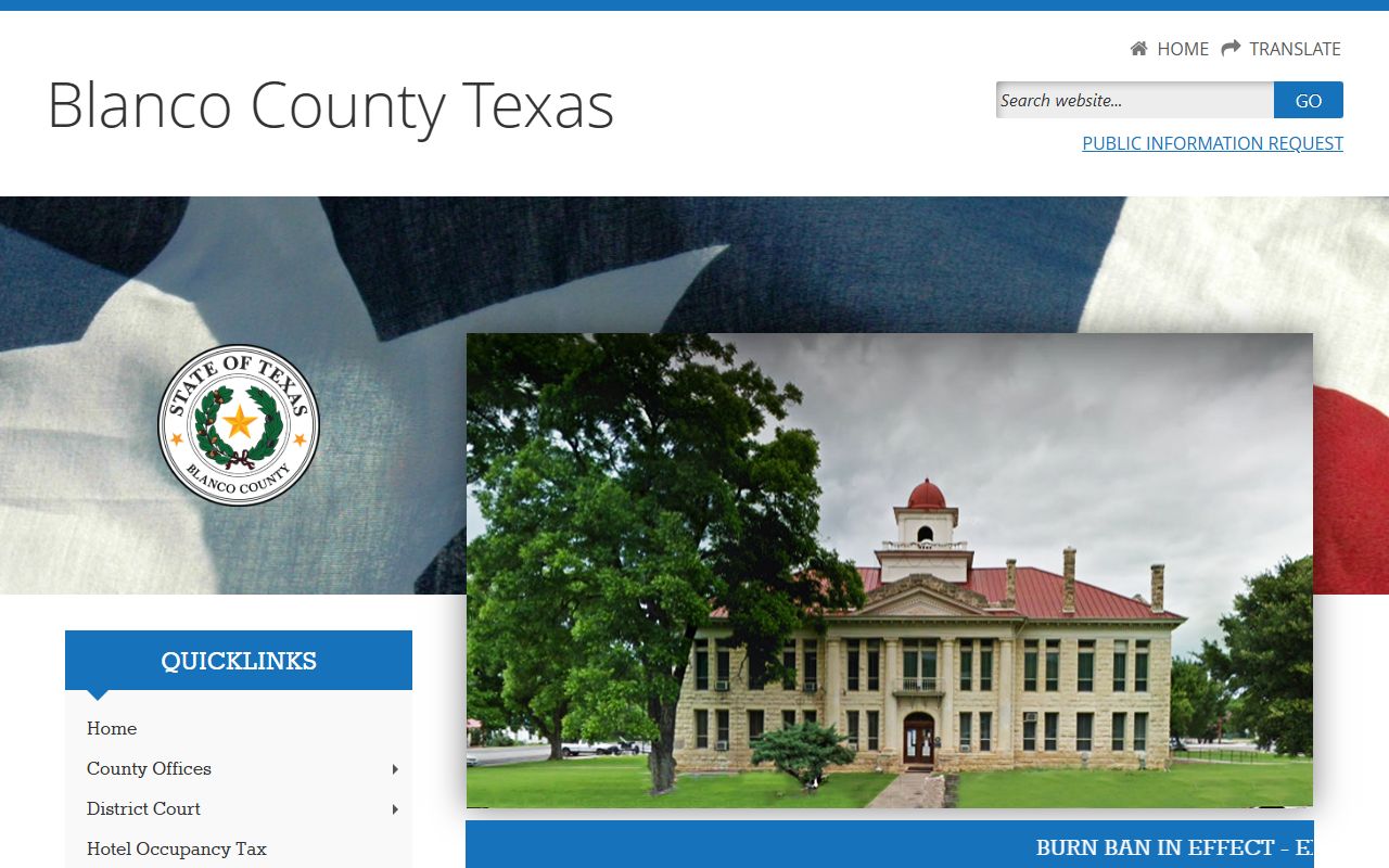 Blanco County Inmate Population - County Website