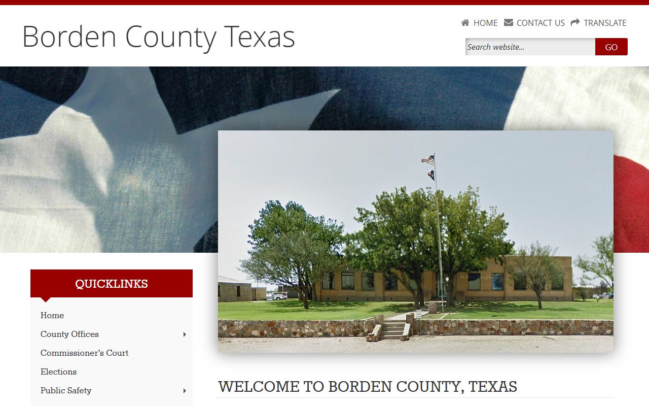 Borden County Inmate Population - County Website