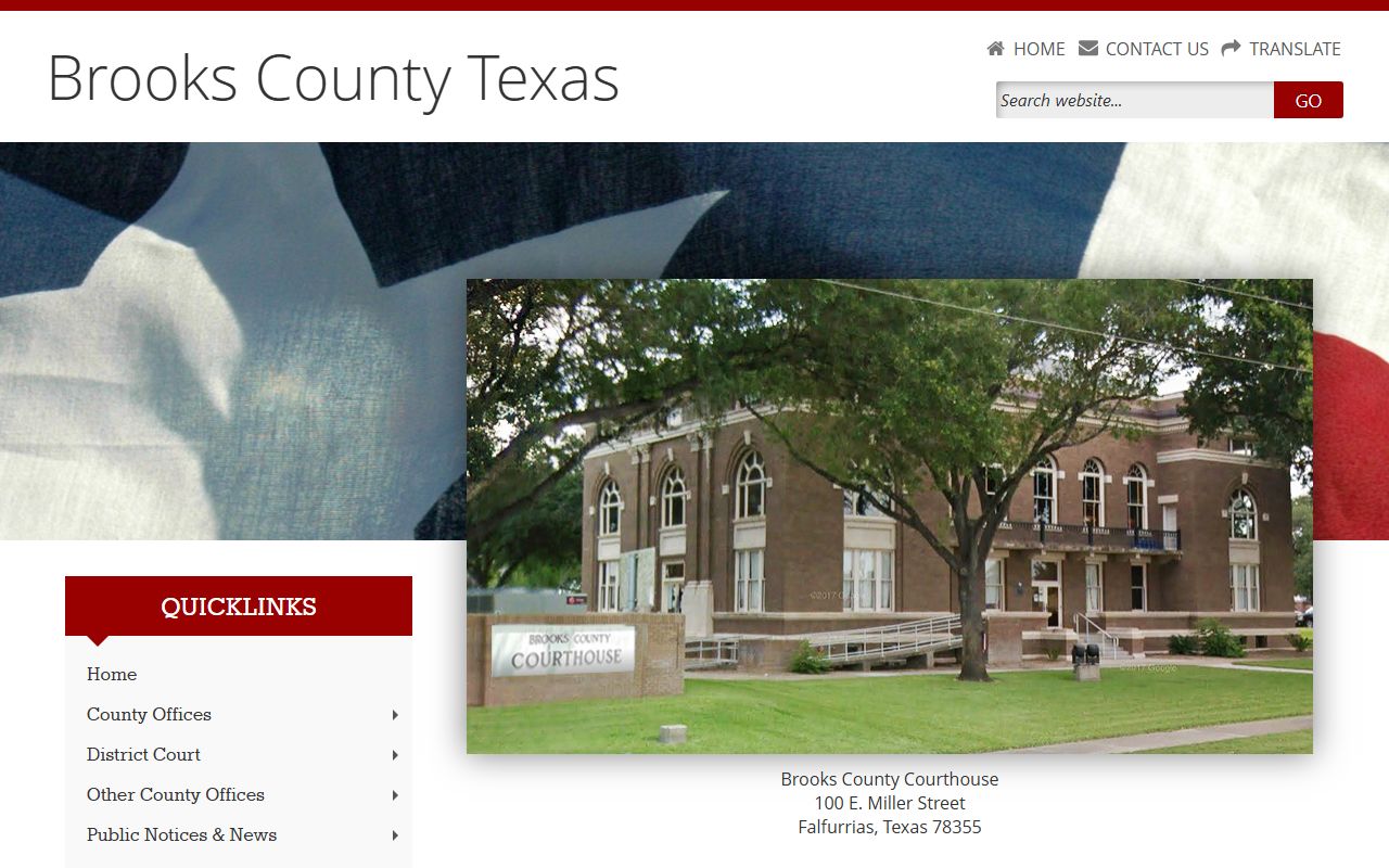 Brooks County Inmate Population - County Website
