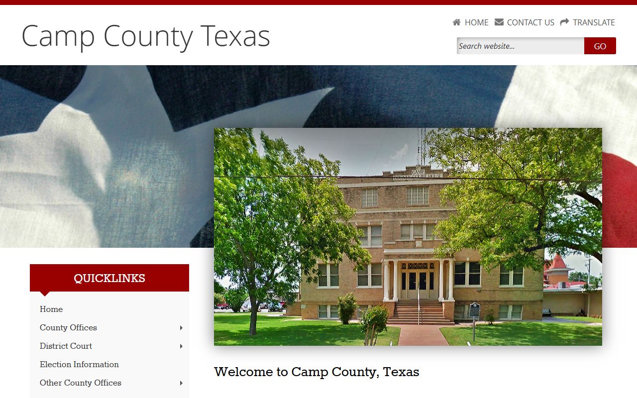 Camp County Inmate Population - County Website