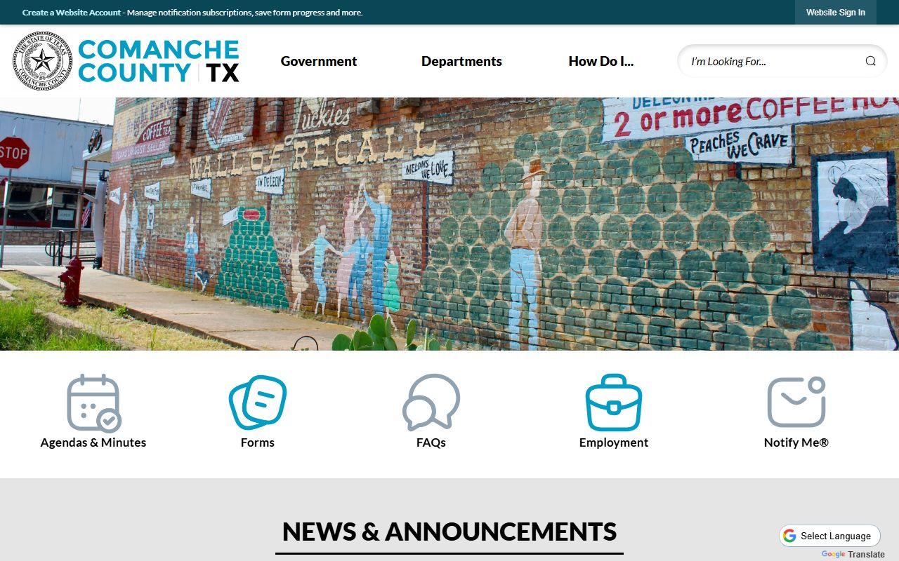 Comanche County Inmate Population - County Government Website