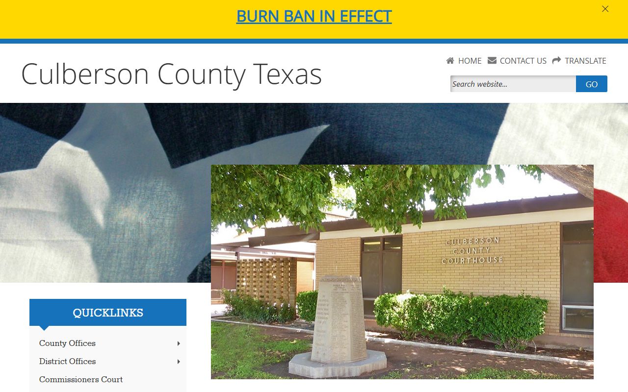 Culberson County Inmate Population - County Website