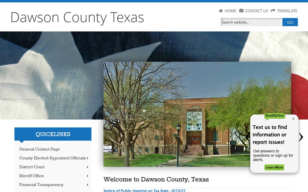 Dawson County Inmate Population - County Website