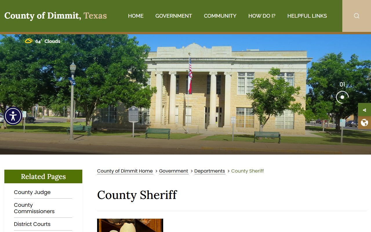 Dimmit County Inmate Population - Sheriff's Office Website