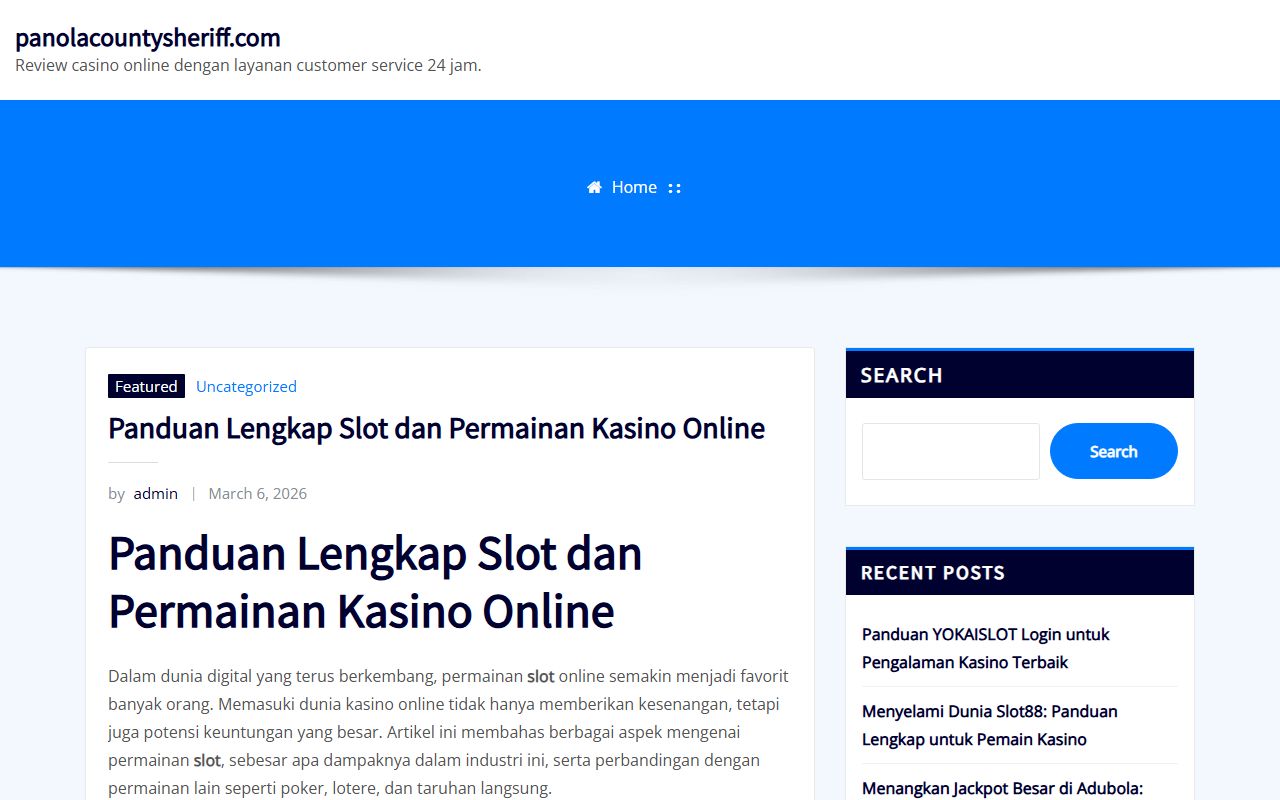 Panola County Inmate Population - Sheriff's Office Website