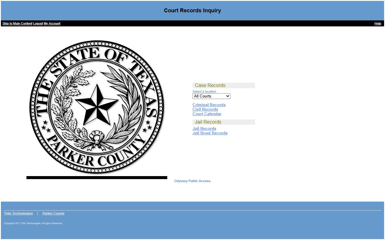 Parker County Inmate Population - Tyler Odyssey Public Access Portal