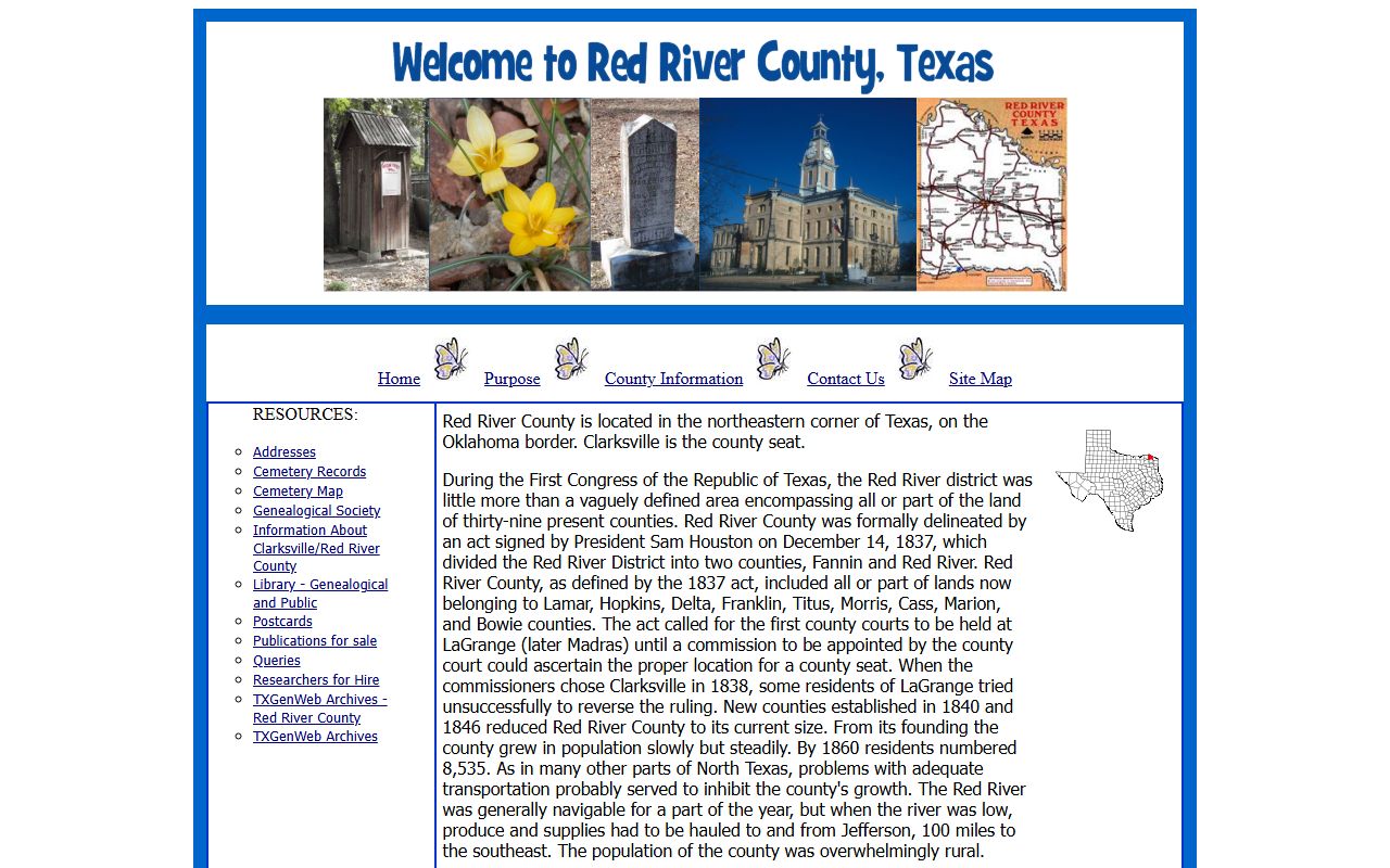 Red River County Inmate Population - County Website
