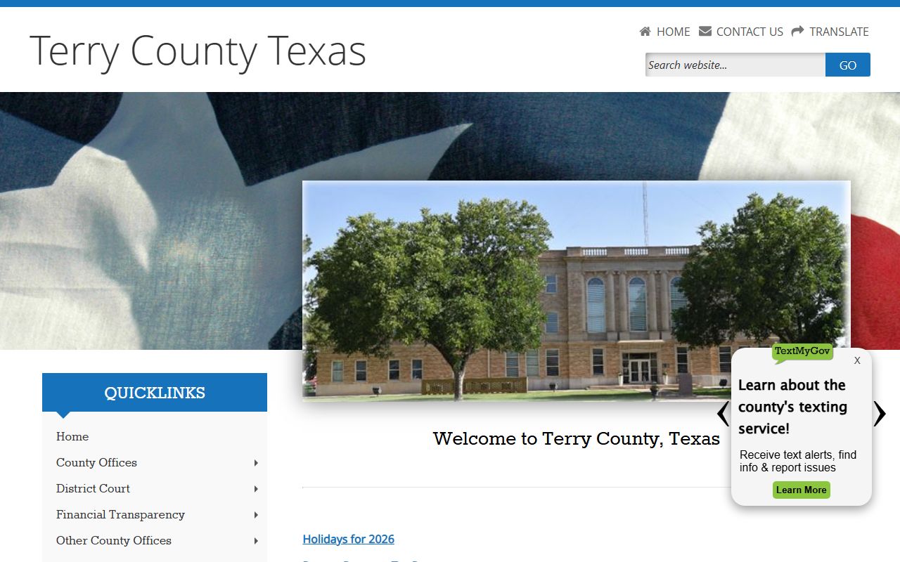 Terry County Inmate Population - County Website