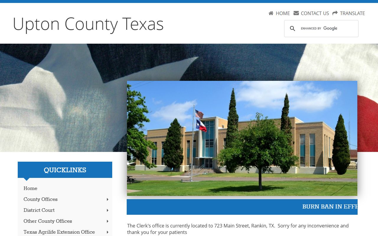 Upton County Inmate Population - Upton County Website