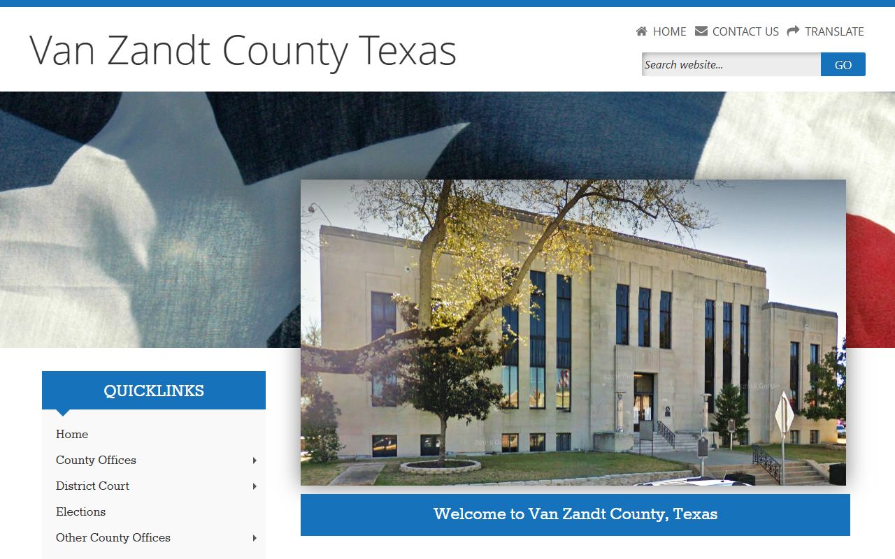 Van Zandt County Inmate Population - Van Zandt County Website
