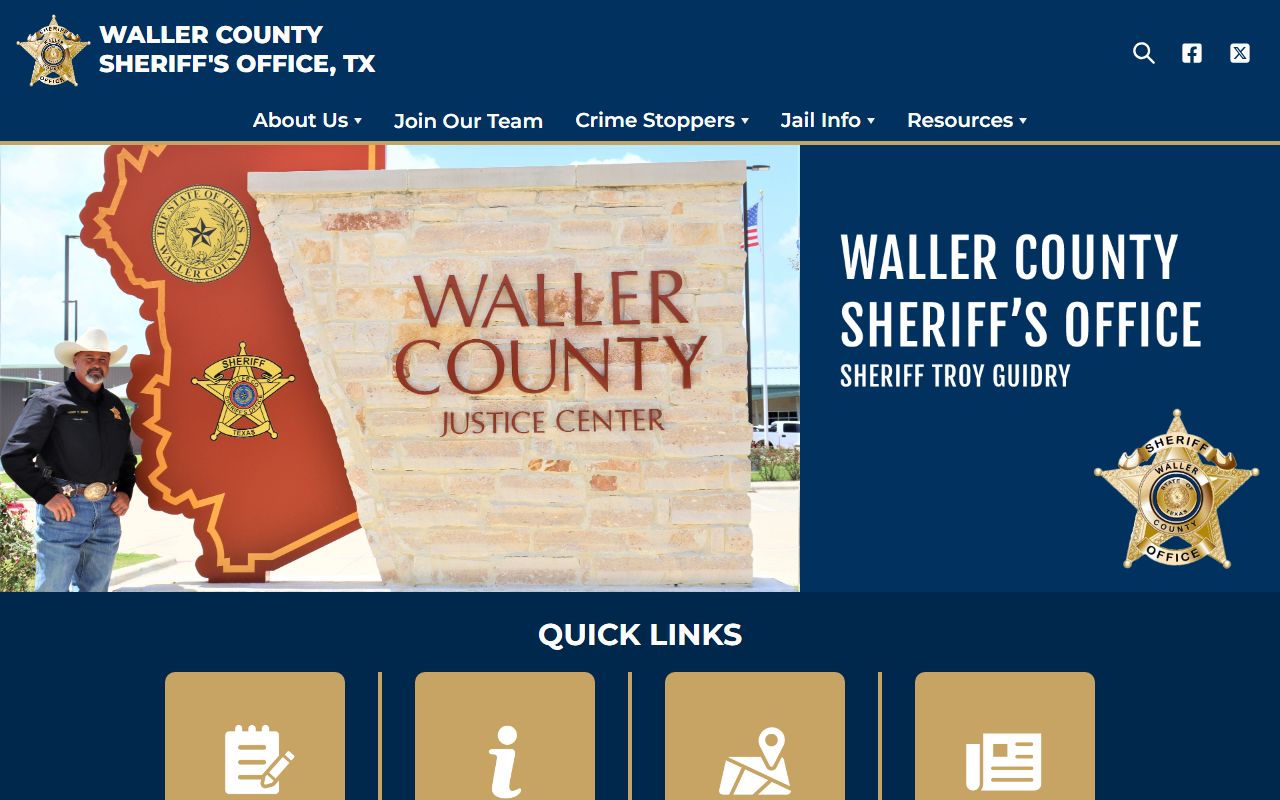 Waller County Inmate Population - Waller County Sheriff's Office Website
